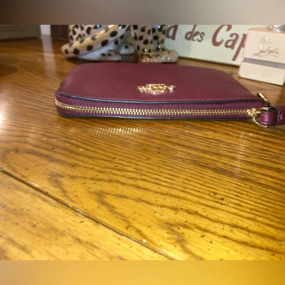 Coach crimson glitter